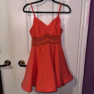 Angel Biba orange dress